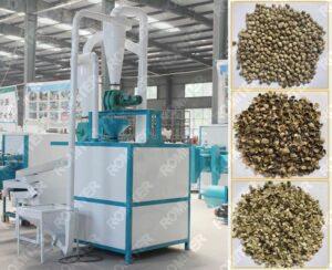 Automatic Hemp Seeds Shelling and Separating Machine